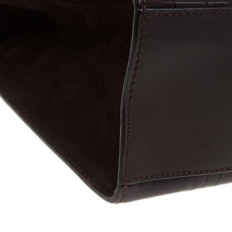مملوكة مسبقًا Salvatore Ferragamo Brown Leather Signature Shoulder Bag