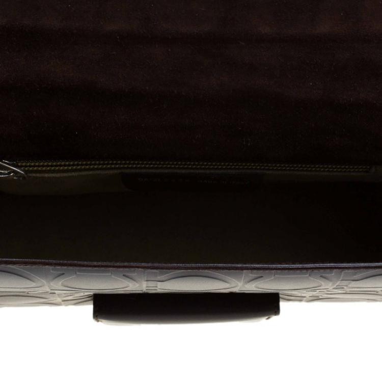 مملوكة مسبقًا Salvatore Ferragamo Brown Leather Signature Shoulder Bag