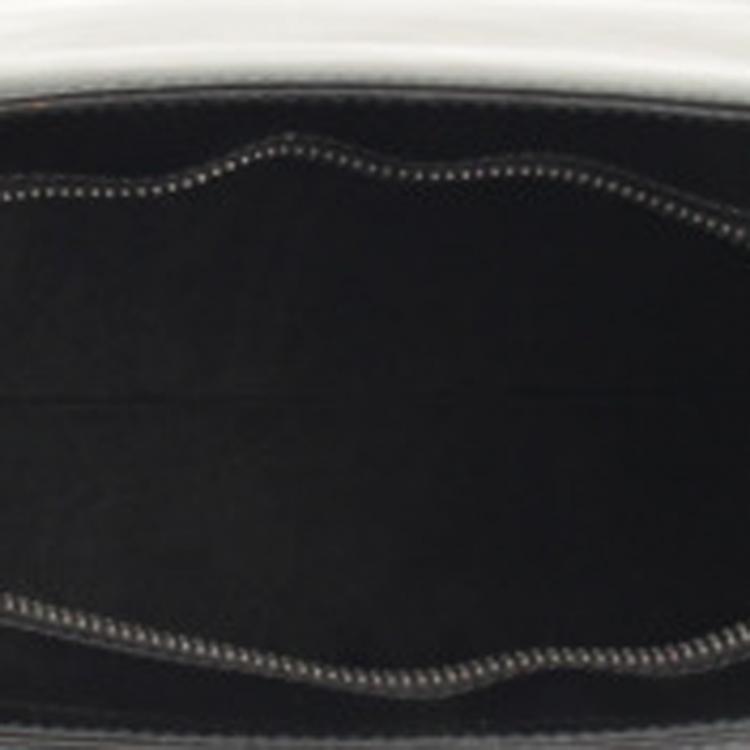 Pre Owned Salvatore Ferragamo Black Leather Tote