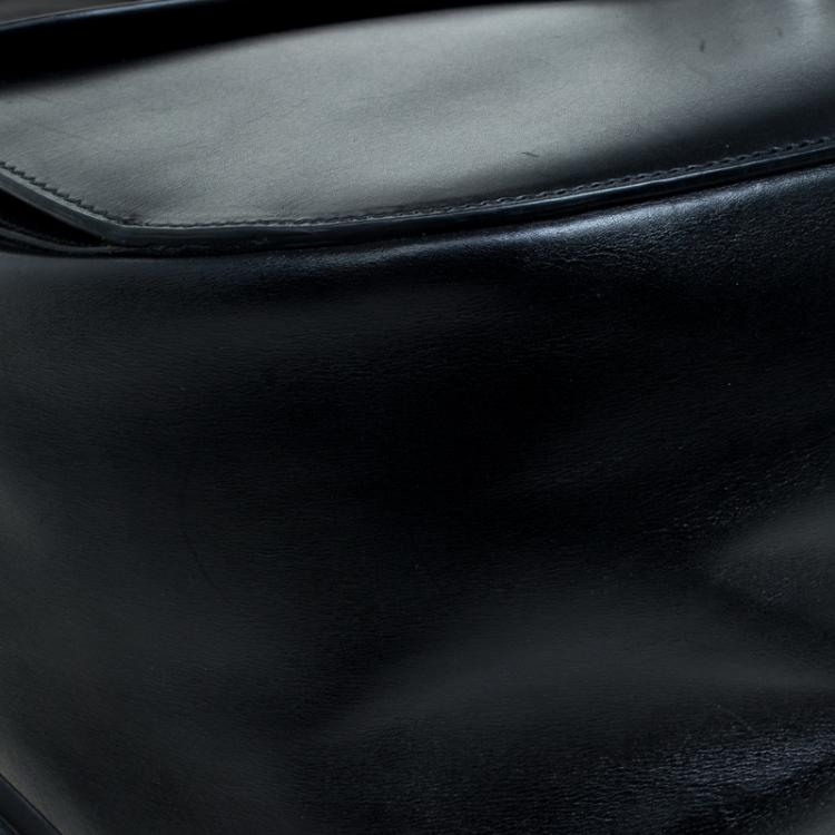 مملوكة مسبقًا Salvatore Ferragamo Black Leather Mardea Tote