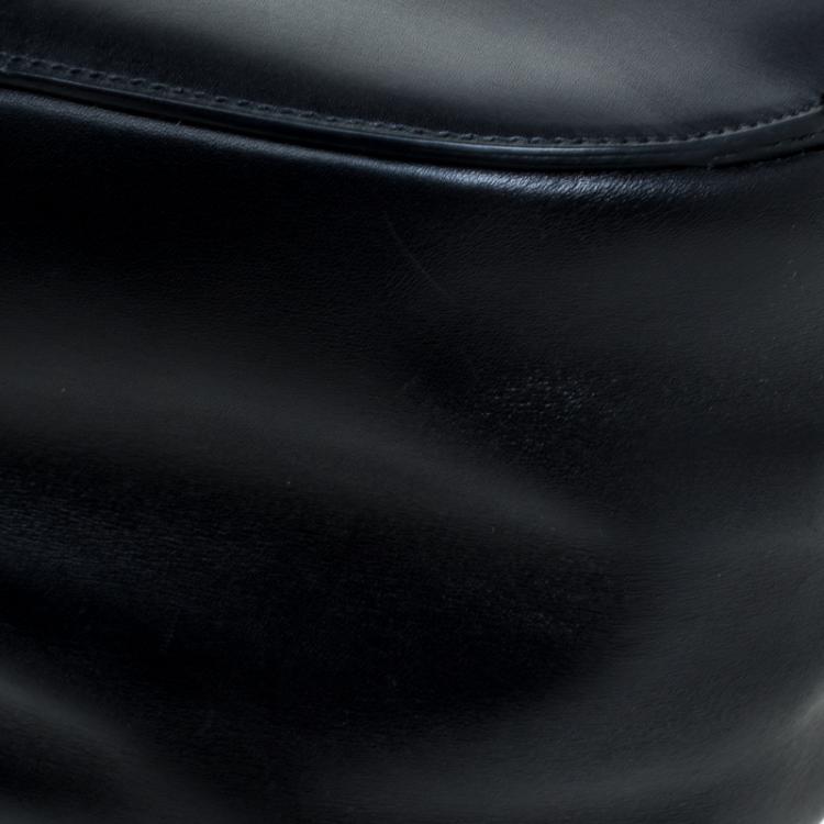 مملوكة مسبقًا Salvatore Ferragamo Black Leather Mardea Tote