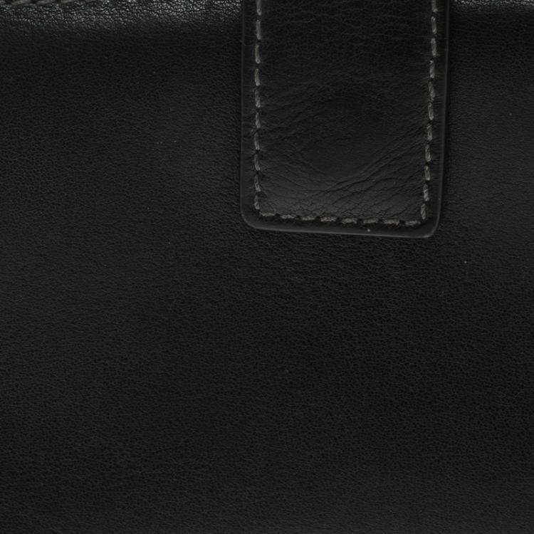Pre Owned Salvatore Ferragamo Leather Continental Wallet