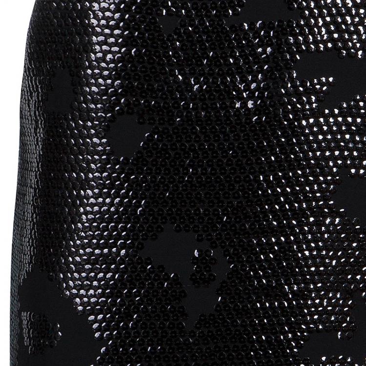 Pre Owned See by Chloe Black Sequin Tank Dress M