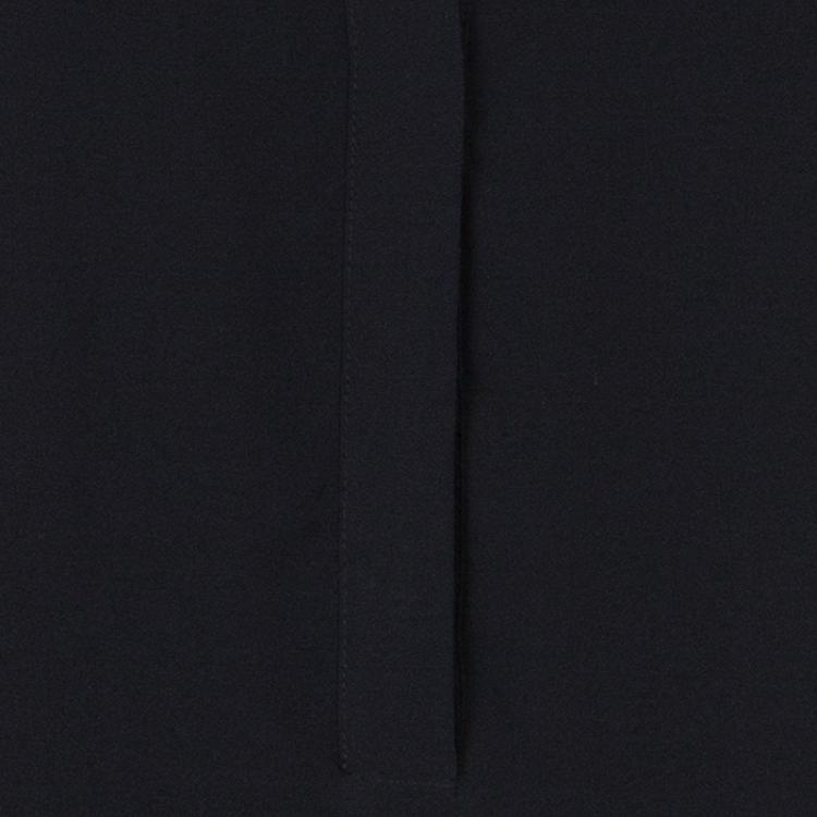 Pre Owned See by Chloe Black Balloon Sleeve Sheer Tunic Blouse L