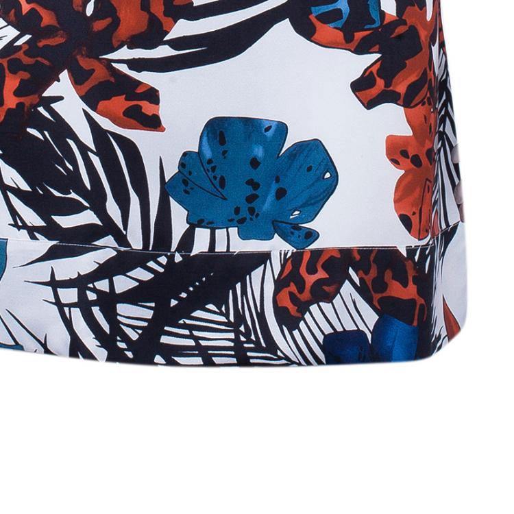 Pre Owned See by Chloe Floral Print Silk Dress S