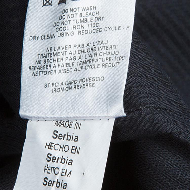 Pre Owned See by Chloe Black Pinstripe Tailored Blazer M