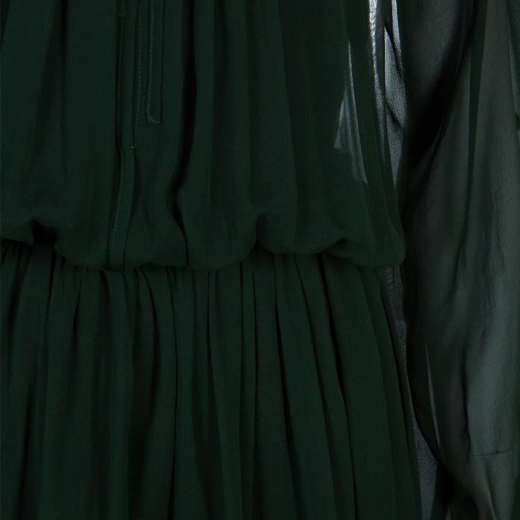 Pre Owned See by Chloe Green Maxi Dress L