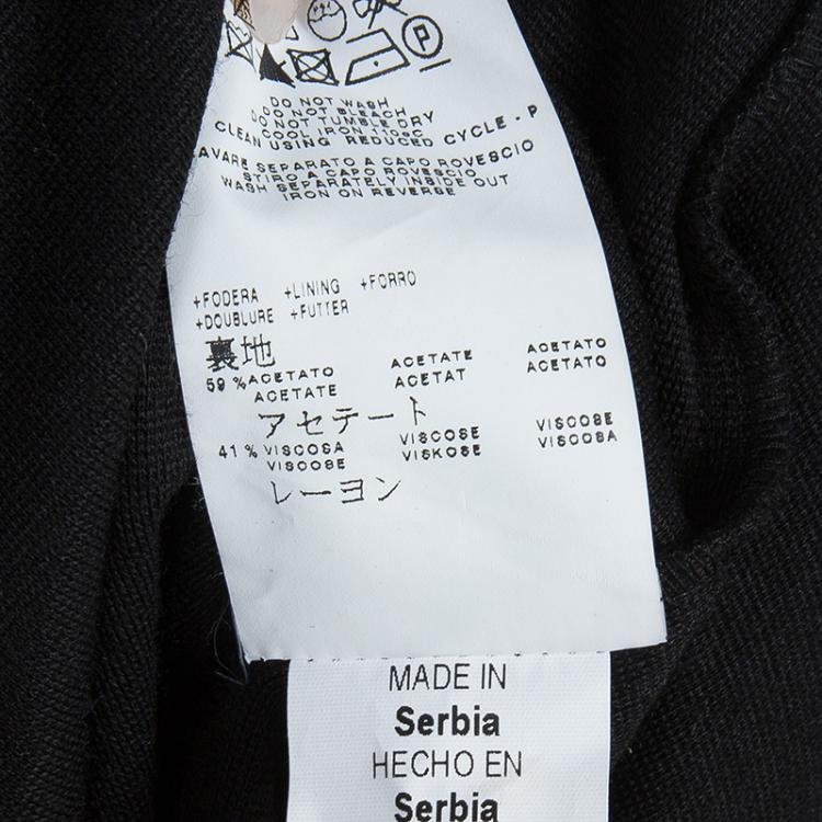 Pre Owned See by Chloe Black Ruffle Dress M