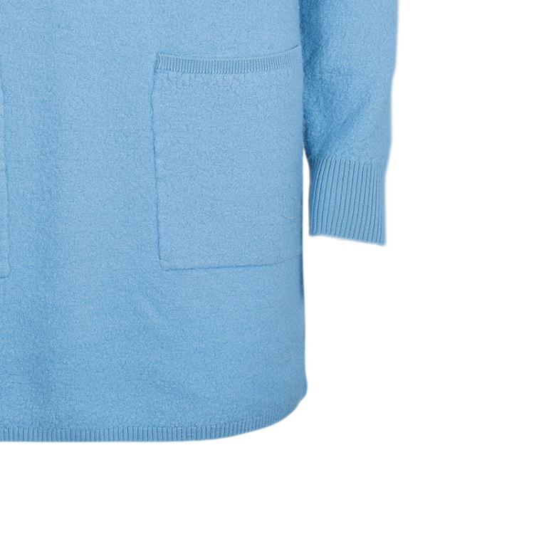 Pre Owned See by Chloe Blue Pocket Wool Sweater Dress L