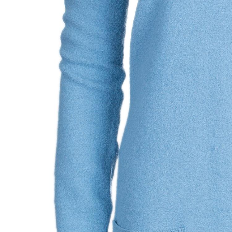 Pre Owned See by Chloe Blue Pocket Wool Sweater Dress L
