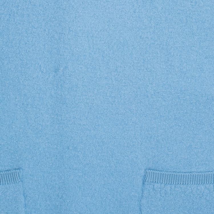 Pre Owned See by Chloe Blue Pocket Wool Sweater Dress L