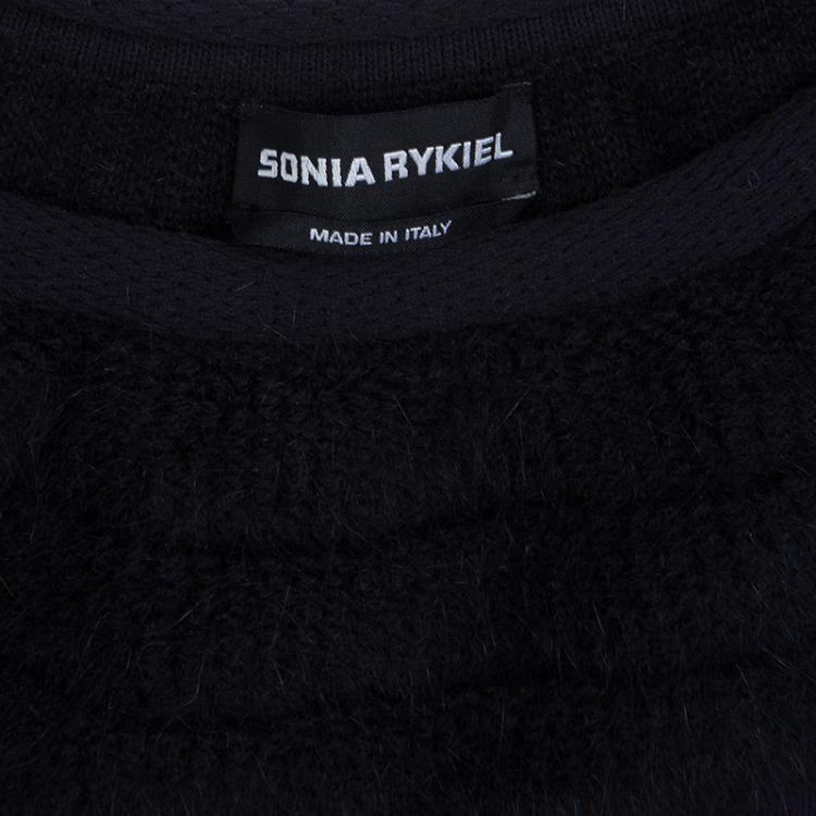 مملوكة مسبقًا Sonia Rykiel Purple and Black Sweater M