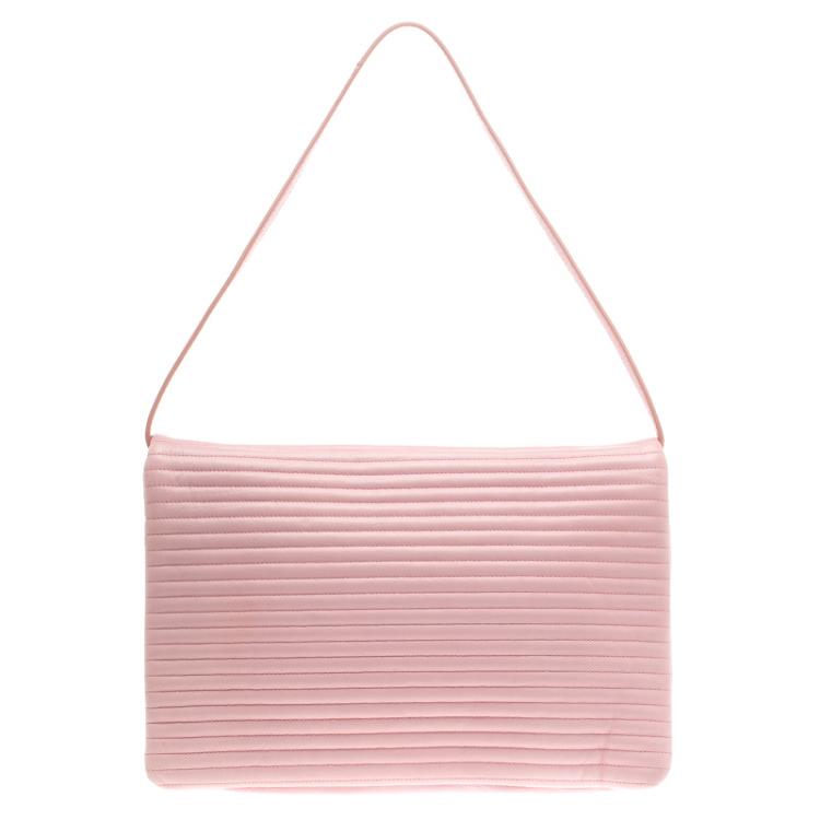 Pre Owned Sonia Rykiel Pink Leather Flap Bag