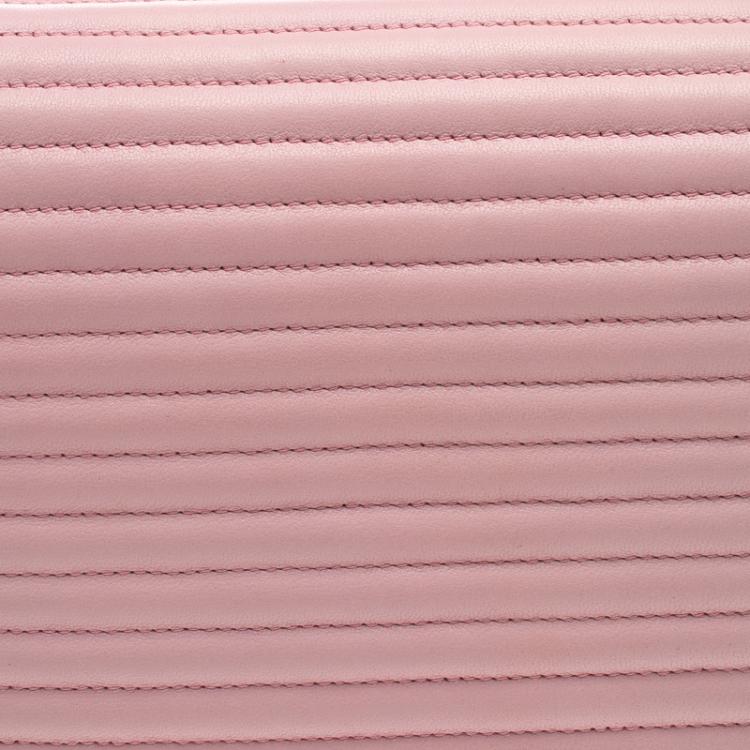 Pre Owned Sonia Rykiel Pink Leather Flap Bag