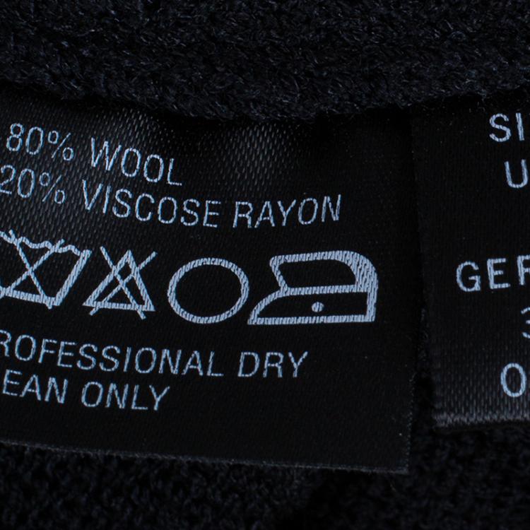 Pre Owned St. John Black Skirt Suit M