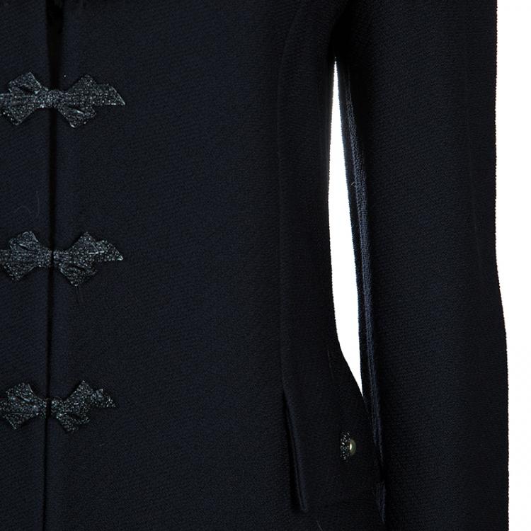 Pre Owned St. John  Black Wool Jacket L