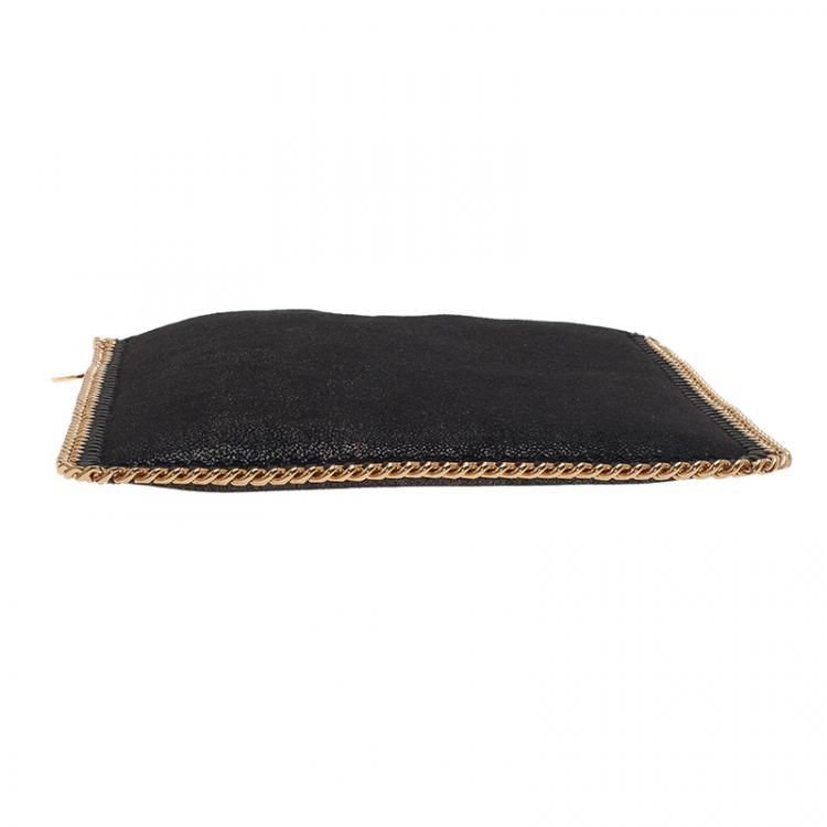 Pre Owned Stella McCartney Black Shaggy Deer Falabella Ipad Sleeve