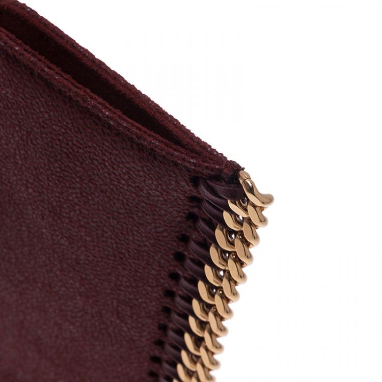 Pre Owned Stella McCartney Burgundy Fallabella iPad Case