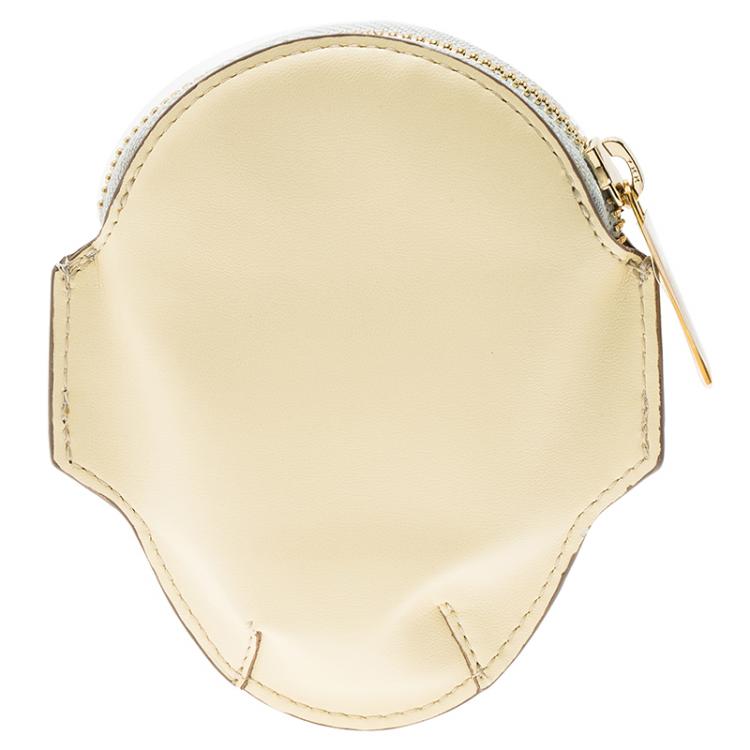 Pre Owned Stella McCartney Two Tone Superhero Coin Pouch 