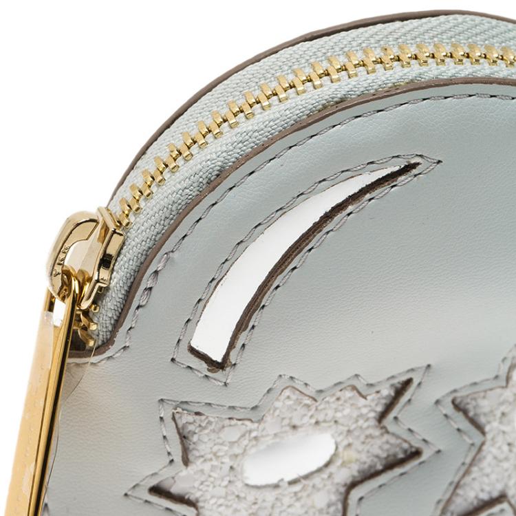 Pre Owned Stella McCartney Two Tone Superhero Coin Pouch 