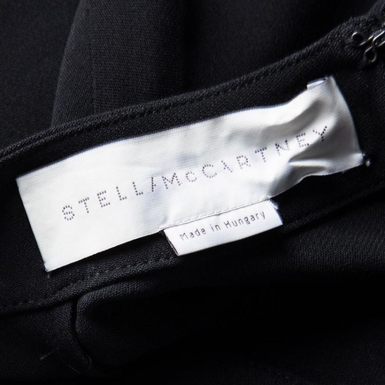 Pre Owned Stella McCartney Black High Neck Shift Dress M