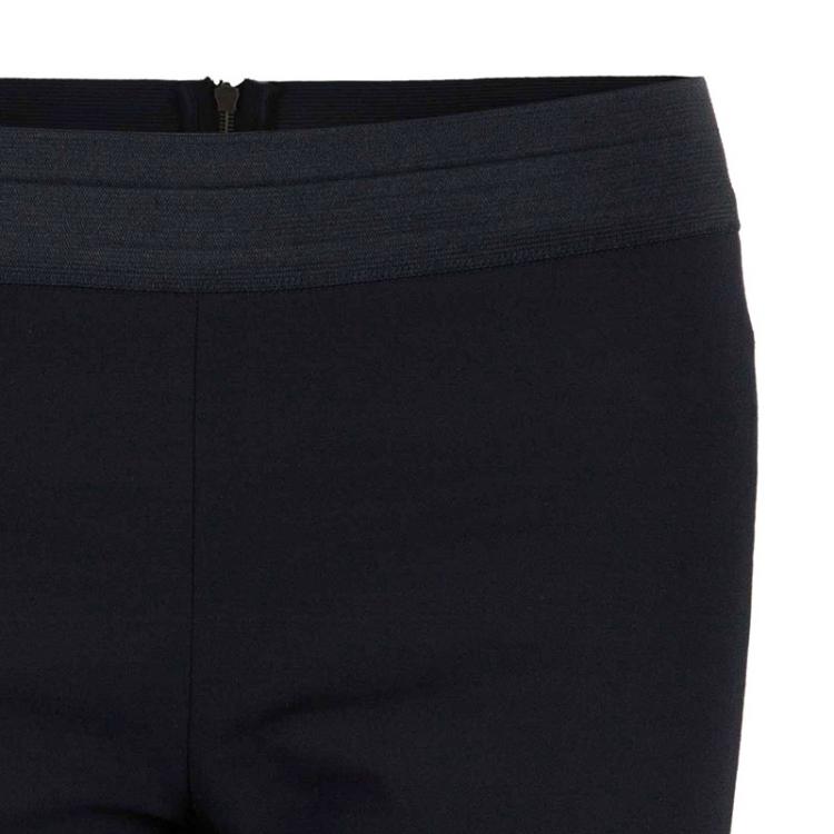 Pre Owned Stella McCartney Black Panel Detail Trousers S