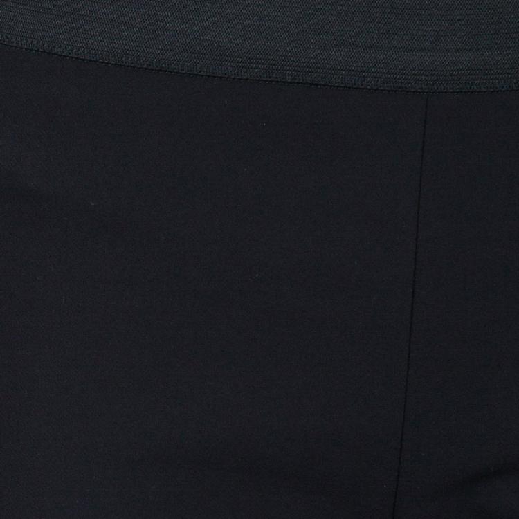 Pre Owned Stella McCartney Black Panel Detail Trousers S