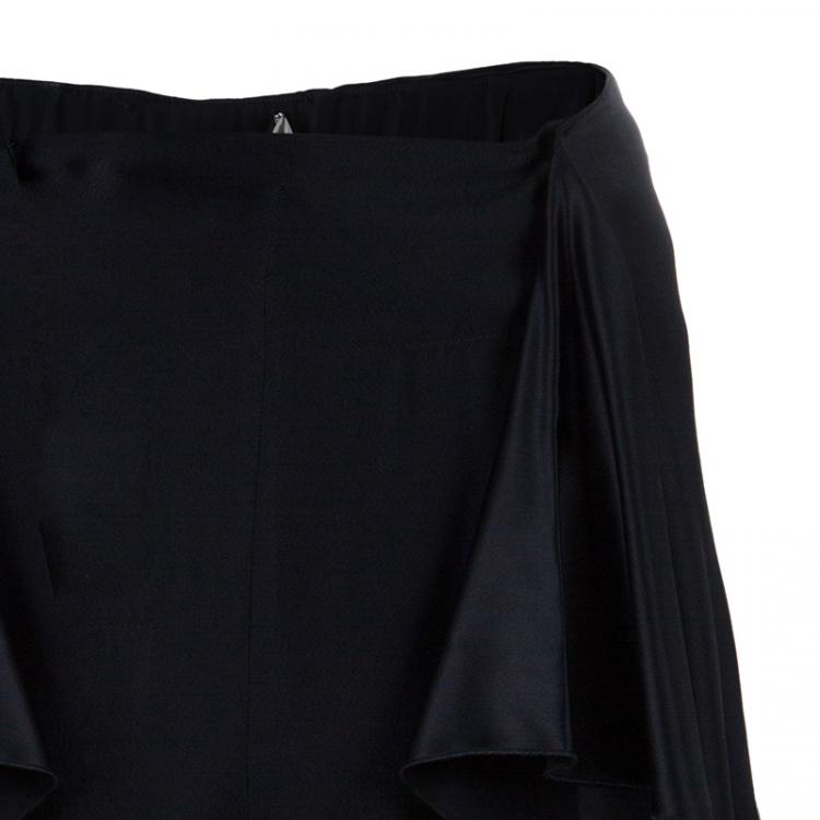 Pre Owned Stella McCartney Black Silk Trouser S 