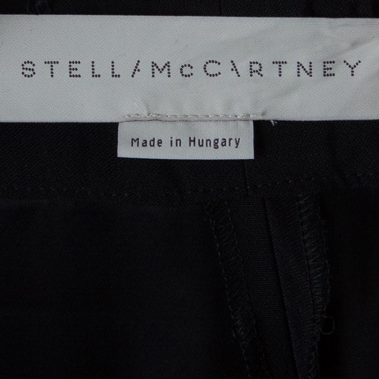 Pre Owned Stella McCartney Black Silk Trouser S 