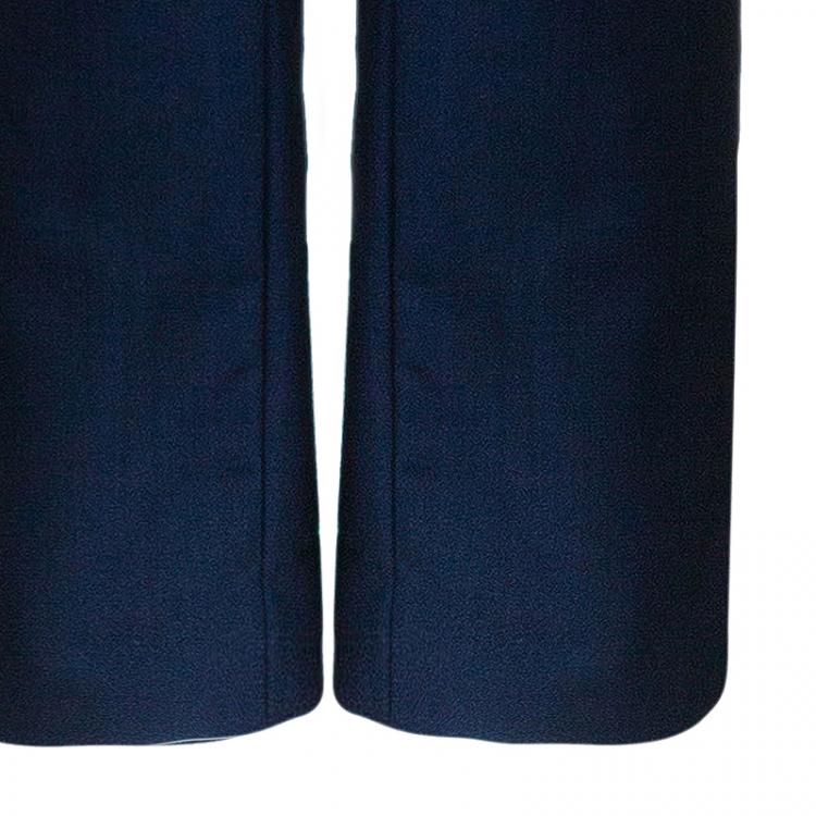 Pre Owned Stella McCartney Blue Tapered Trousers M