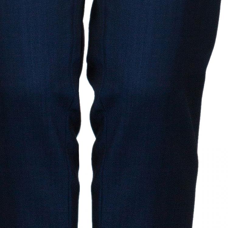 Pre Owned Stella McCartney Blue Tapered Trousers M