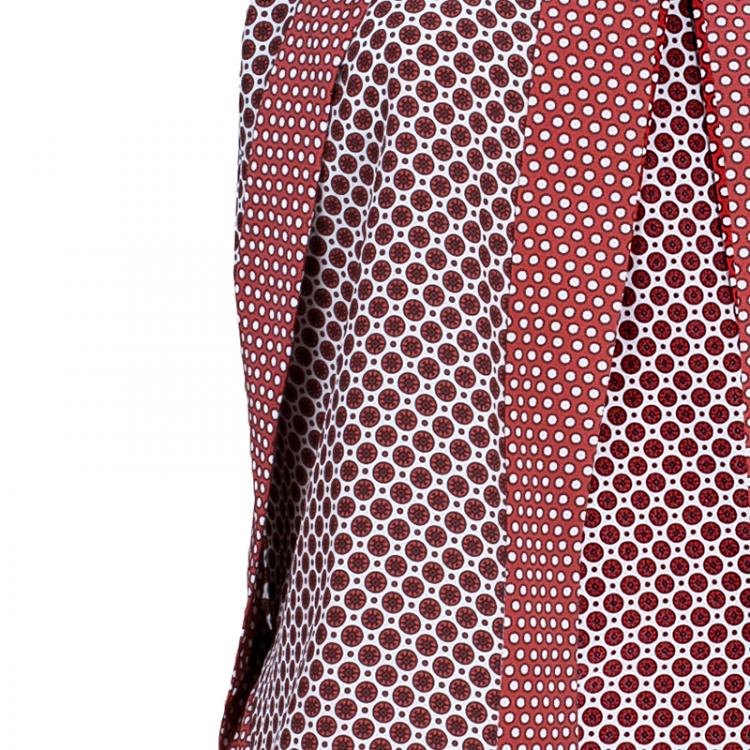 Pre Owned Stella McCartney Red Dotted Sleeveless Jacket S