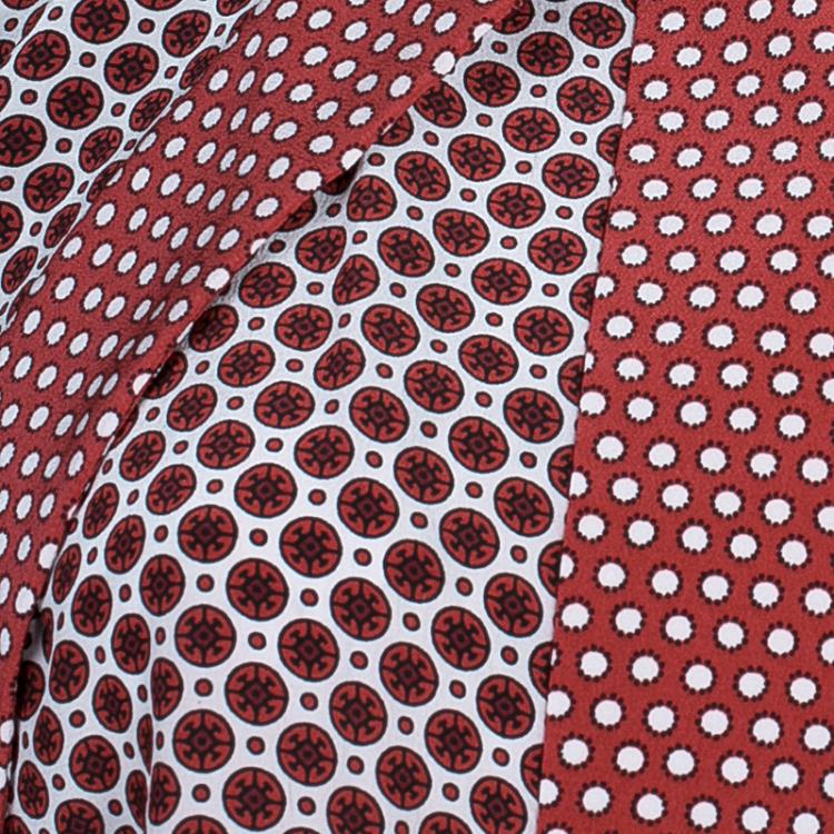 Pre Owned Stella McCartney Red Dotted Sleeveless Jacket S
