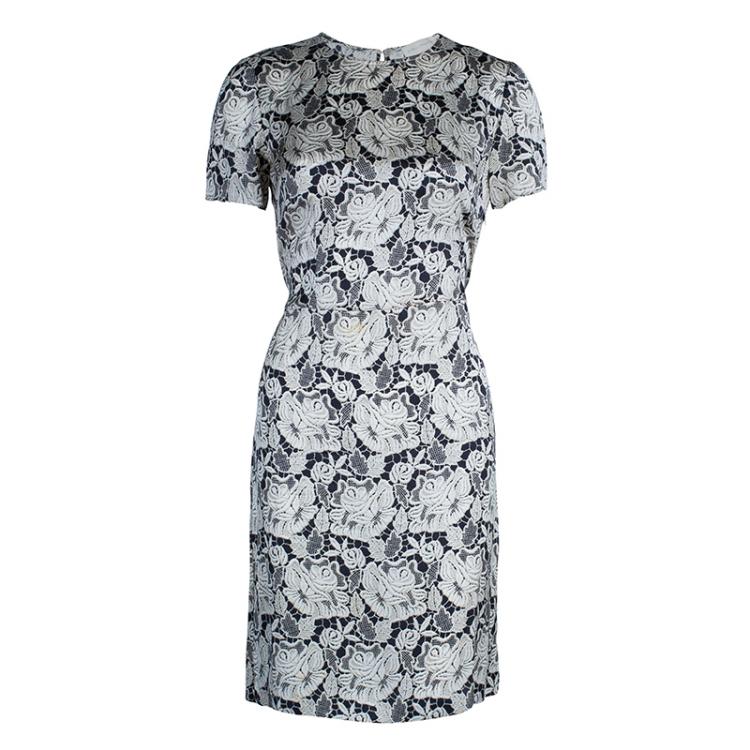 Stella McCartney Floral Print Silk Dress S Stella McCartney