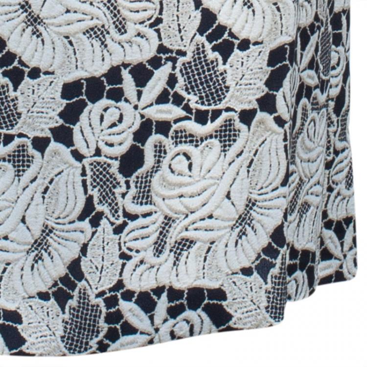 Pre Owned Stella McCartney Floral Print Silk Dress S