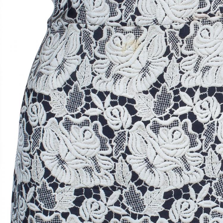 Pre Owned Stella McCartney Floral Print Silk Dress S