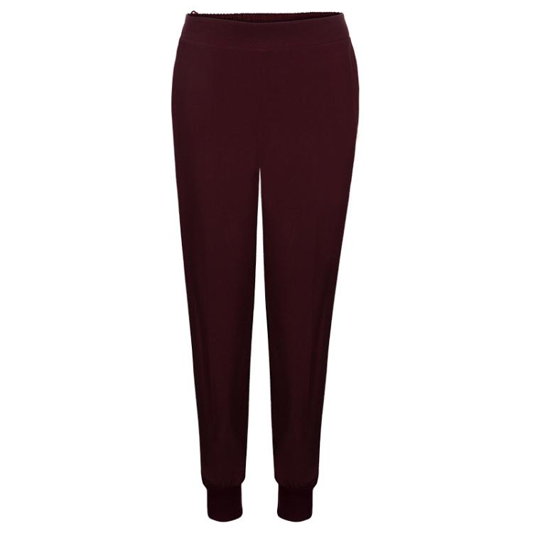 Pre Owned Stella McCartney Burgundy Jogger Trousers S