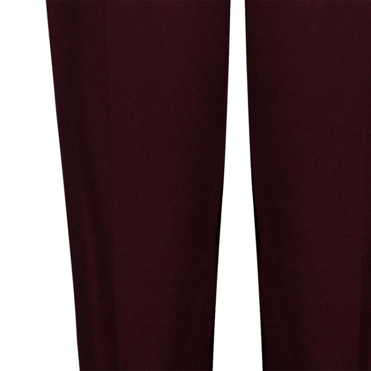 Pre Owned Stella McCartney Burgundy Jogger Trousers S