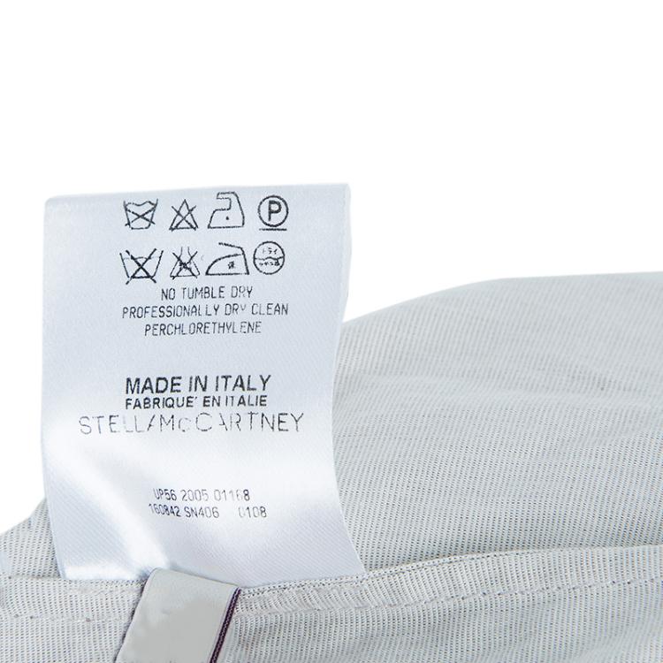 Pre Owned Stella McCartney Light Grey Jumpsuit M