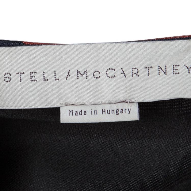Pre Owned Stella McCartney Red Dotted Silk Top L