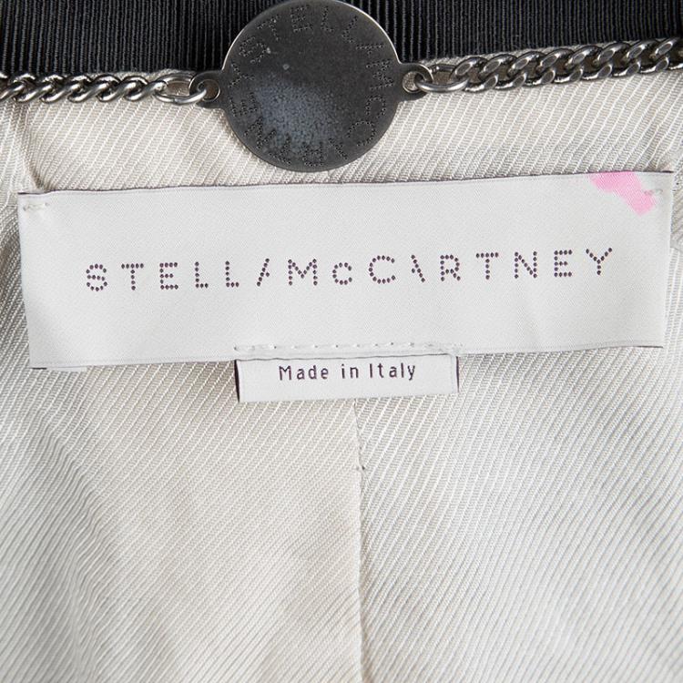 Pre Owned Stella McCartney Clarette Reptile Print Jacket M