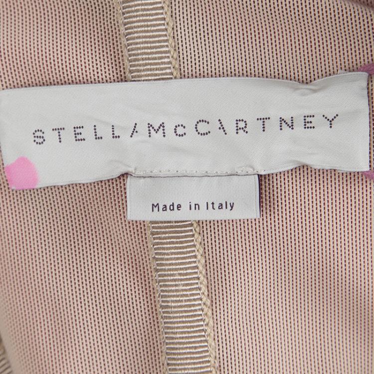 Pre Owned Stella McCartney Pink Silk Strapless Reese Gown L