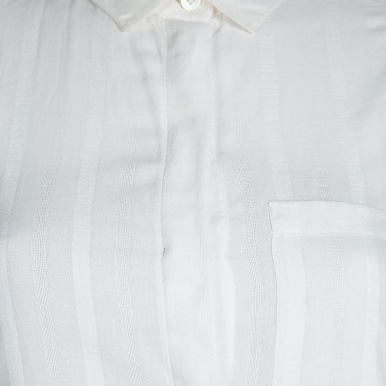 Pre Owned Stella McCartney White Cotton Sleeveless Shirt XS