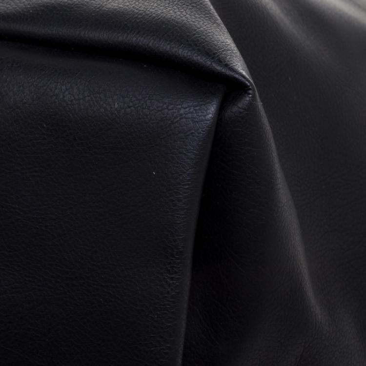 Pre Owned Stella McCartney Black Leather Shopper Tote