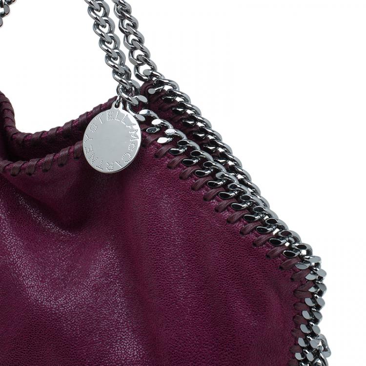 Pre Owned Stella McCartney Purple Shaggy Deer Falabella Shoulder Bag