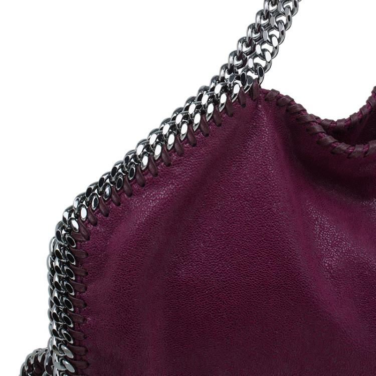 Pre Owned Stella McCartney Purple Shaggy Deer Falabella Shoulder Bag