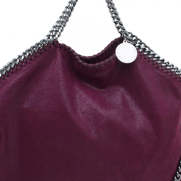 Pre Owned Stella McCartney Purple Shaggy Deer Falabella Shoulder Bag