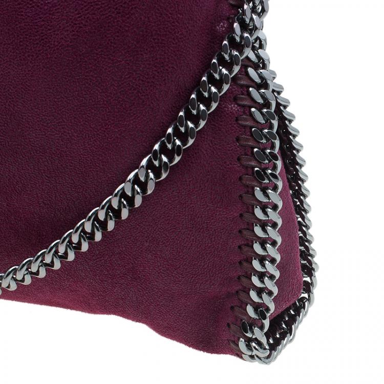 Pre Owned Stella McCartney Purple Shaggy Deer Falabella Shoulder Bag