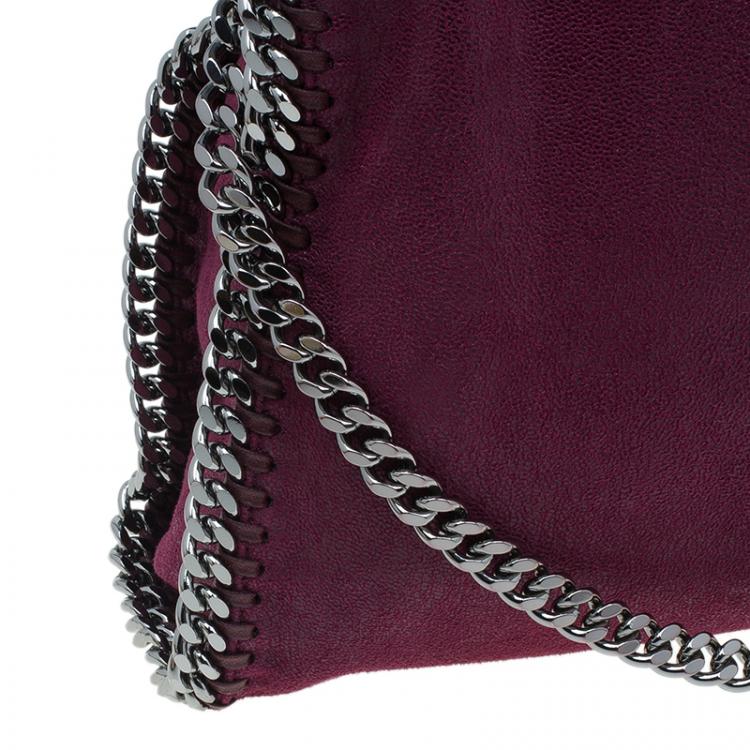 Pre Owned Stella McCartney Purple Shaggy Deer Falabella Shoulder Bag