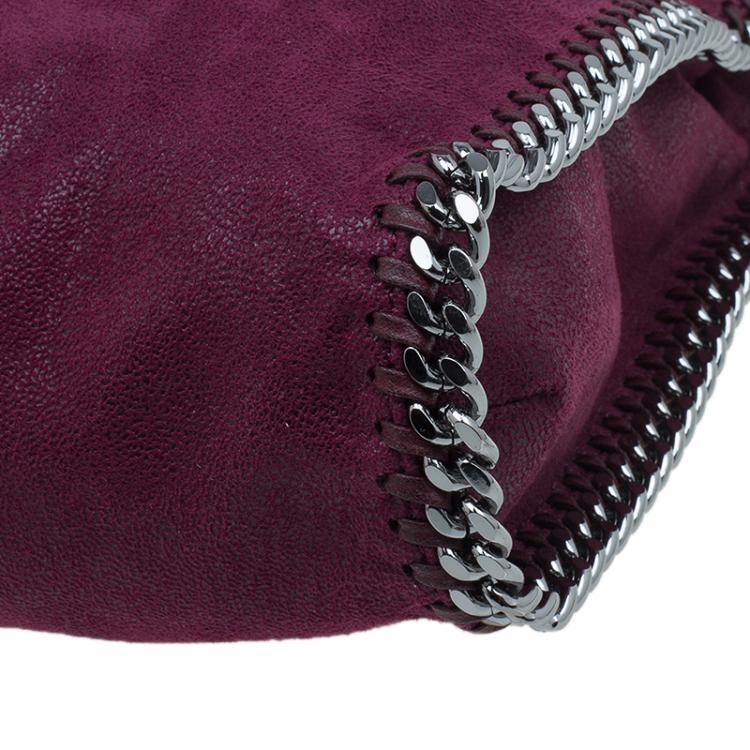 Pre Owned Stella McCartney Purple Shaggy Deer Falabella Shoulder Bag